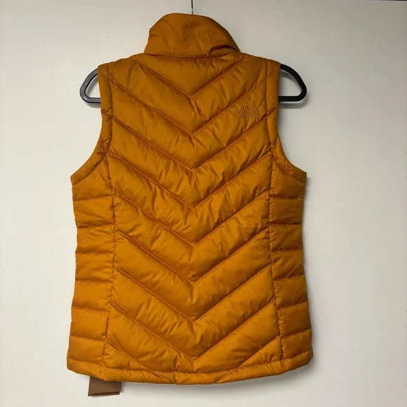 NWT The North Face Womens Alpz 2.0 Down Vest SMALL Citrine Yellow Orange Pumpkin - Picture 4 of 16